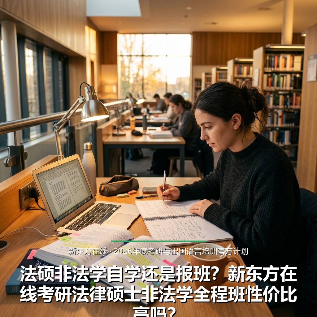法硕非法学自学还是报班？新东方在线考研法律硕士非法学全程班性价比高吗？