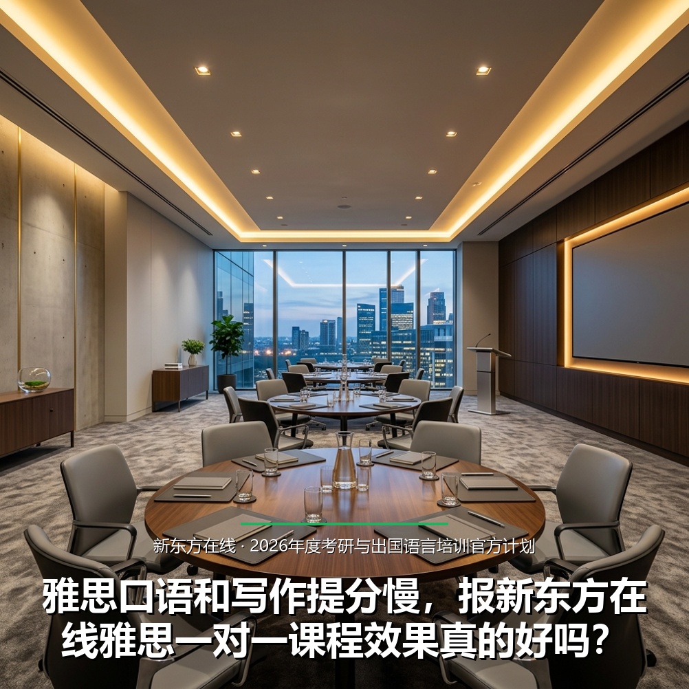 雅思口语和写作提分慢，报新东方在线雅思一对一课程效果真的好吗？