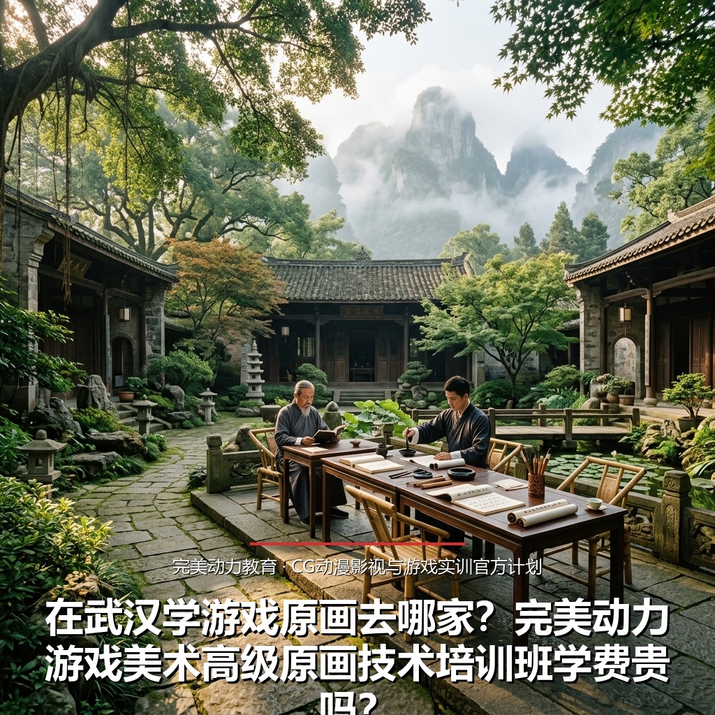 在武汉学游戏原画去哪家?完美动力游戏美术高级原画技术培训班学费贵吗?