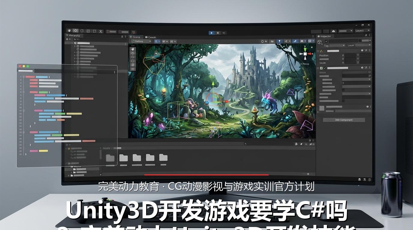 Unity3D开发游戏要学C#吗?完美动力Unity3D开发技能培训班要学多久?