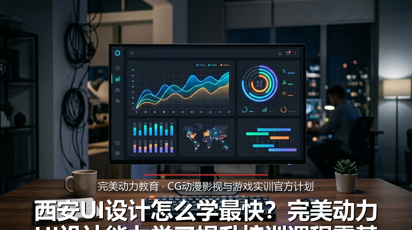 西安UI设计怎么学最快？完美动力UI设计能力学习提升培训课程零基础能学会吗？