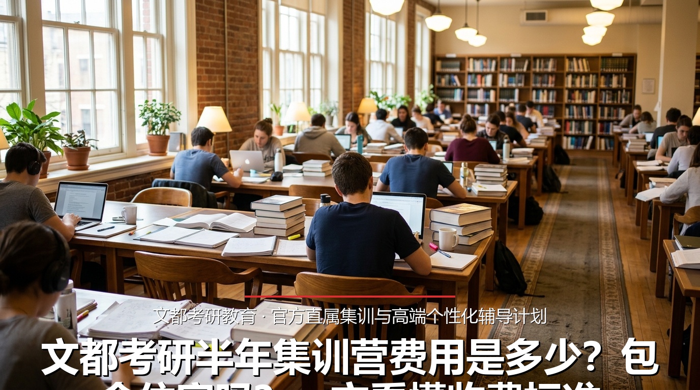 文都考研半年集训营费用是多少?包含住宿吗?一文看懂收费标准
