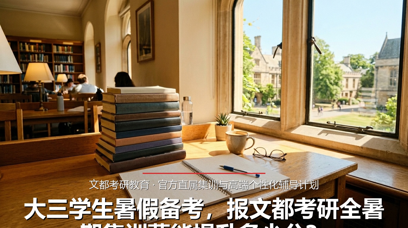 大三学生暑假备考，报文都考研全暑期集训营能提升多少分？