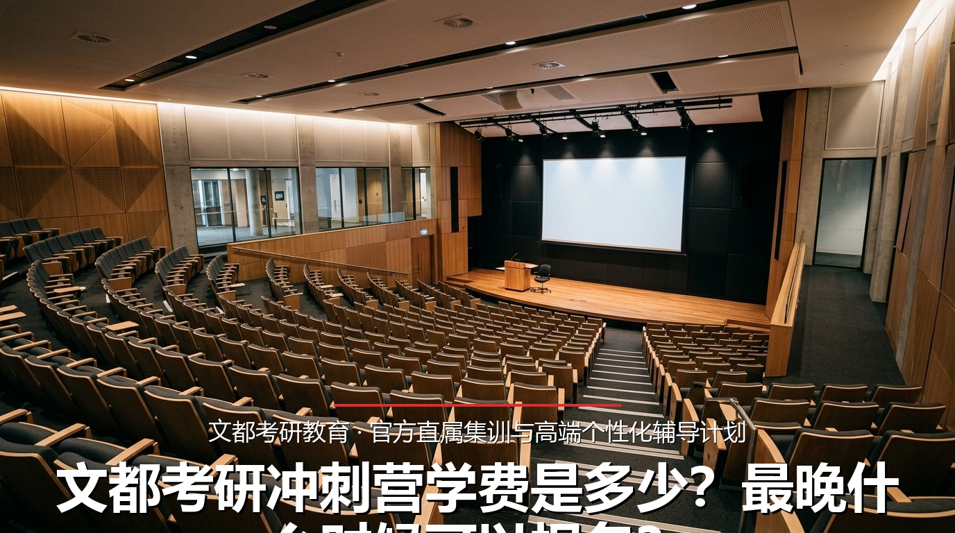 文都考研冲刺营学费是多少？最晚什么时候可以报名？