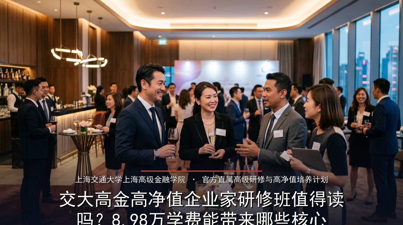 交大高金高净值企业家研修班值得读吗？8.98万学费能带来哪些核心资源？