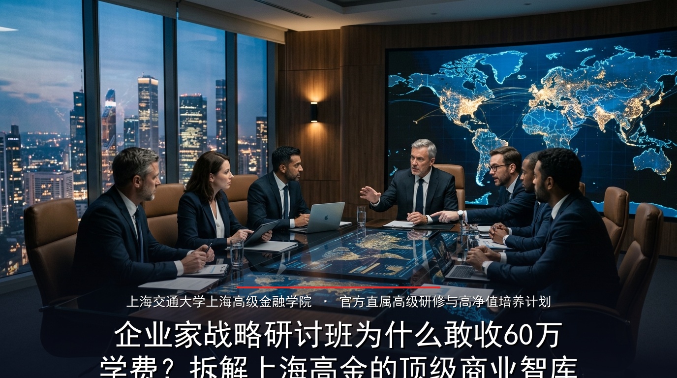 企业家战略研讨班为什么敢收60万学费?拆解上海高金的顶级商业智库