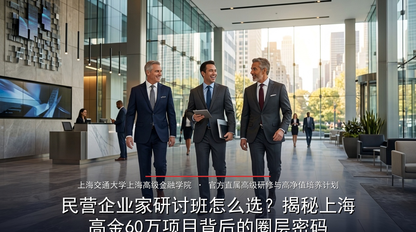 民营企业家研讨班怎么选?揭秘上海高金60万项目背后的圈层密码