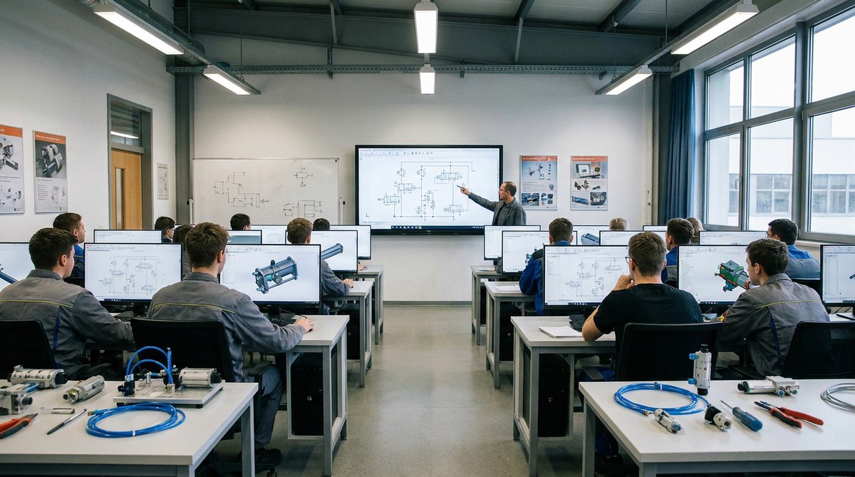 SolidWorks非标设计怎么学?苏州滨湖教育2个月项目实战让你掌握气动·传动·工程图全流程