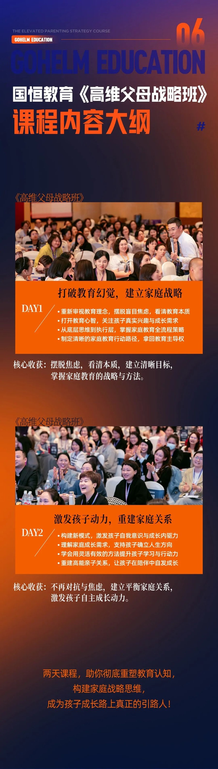 2026年8月25-26日成都站｜国恒教育家庭战略系统《高维父母战略班》