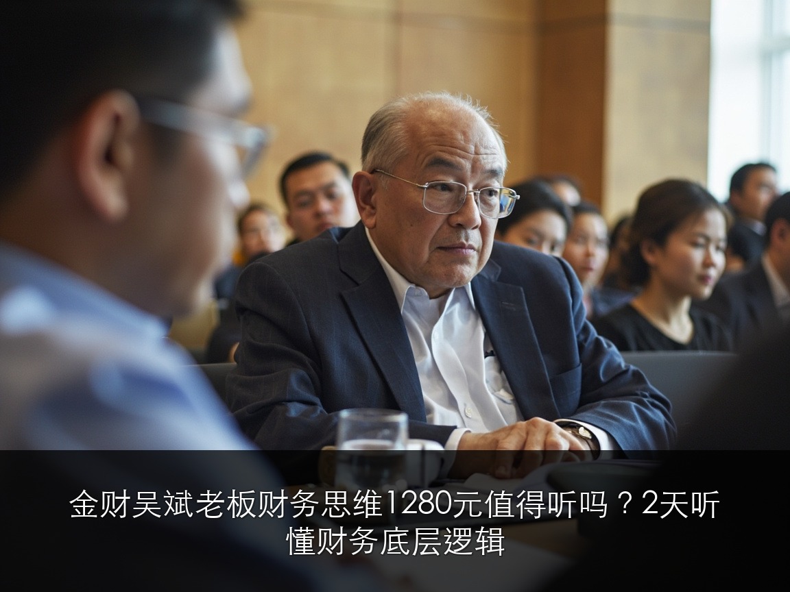 金财吴斌老板财务思维1280元值得听吗？2天听懂财务底层逻辑