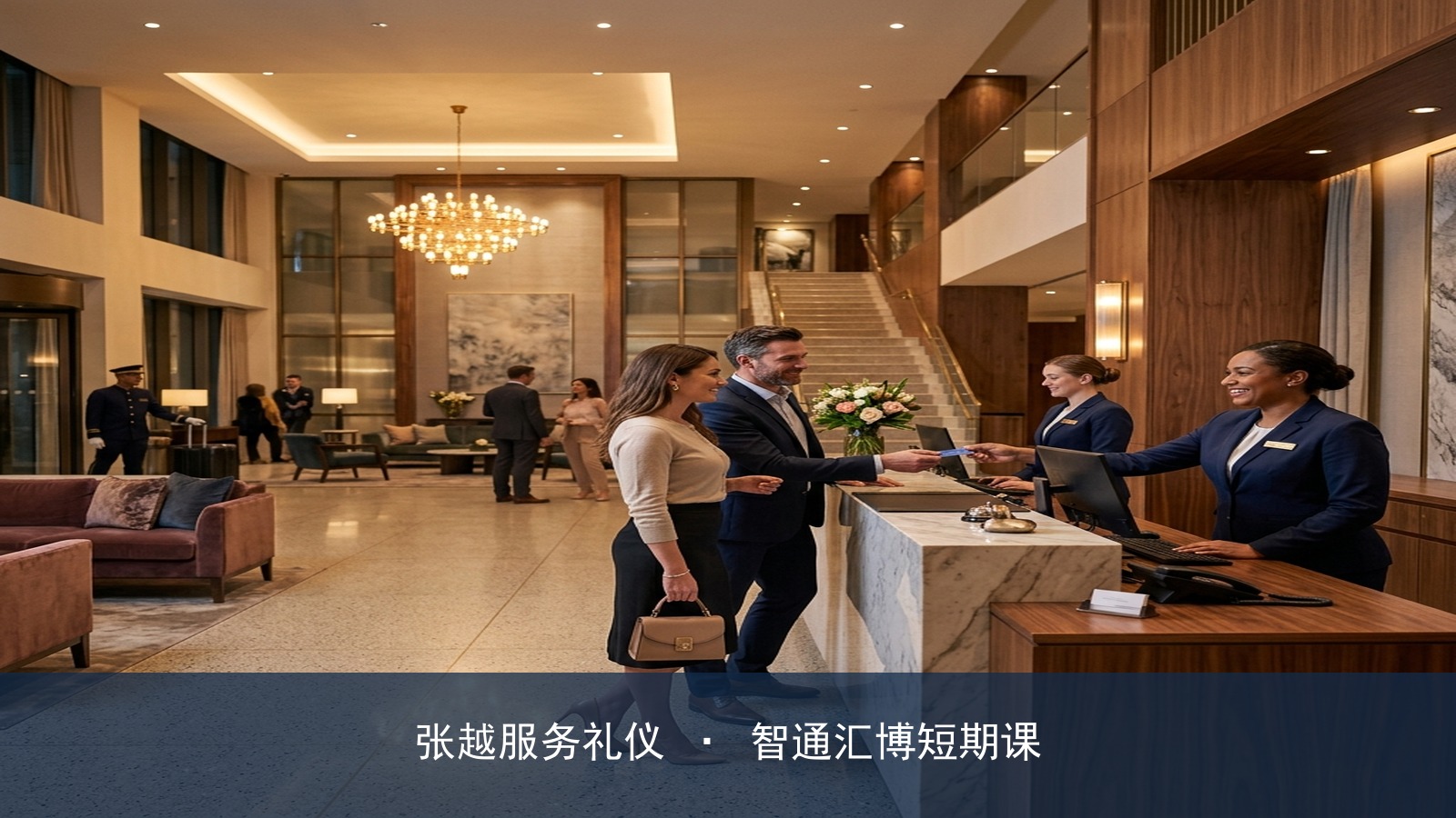 【现代酒店服务礼仪】怎么落地到一线操作?张越老师在智通汇博酒店管理培训短期课实测