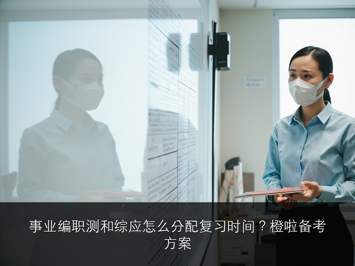 事业编职测和综应怎么分配复习时间?橙啦备考方案