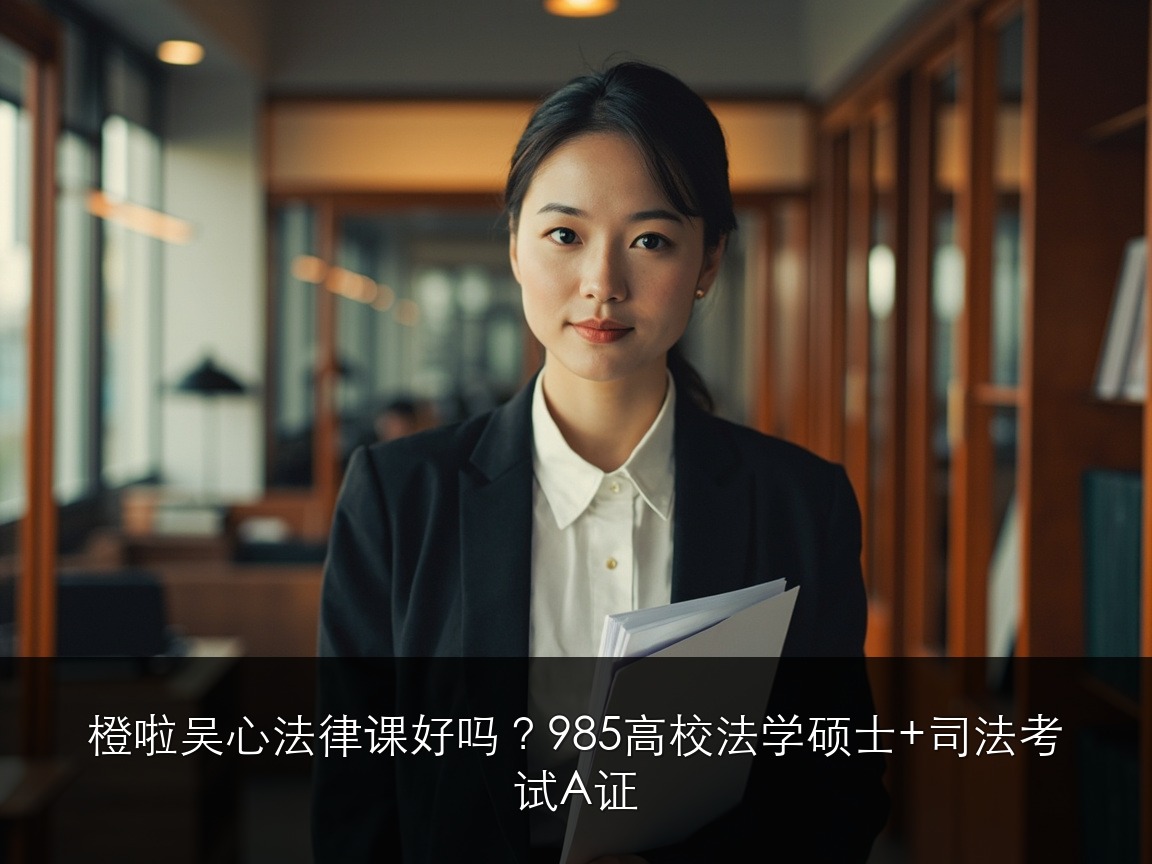 橙啦吴心法律课好吗？985高校法学硕士+司法考试A证