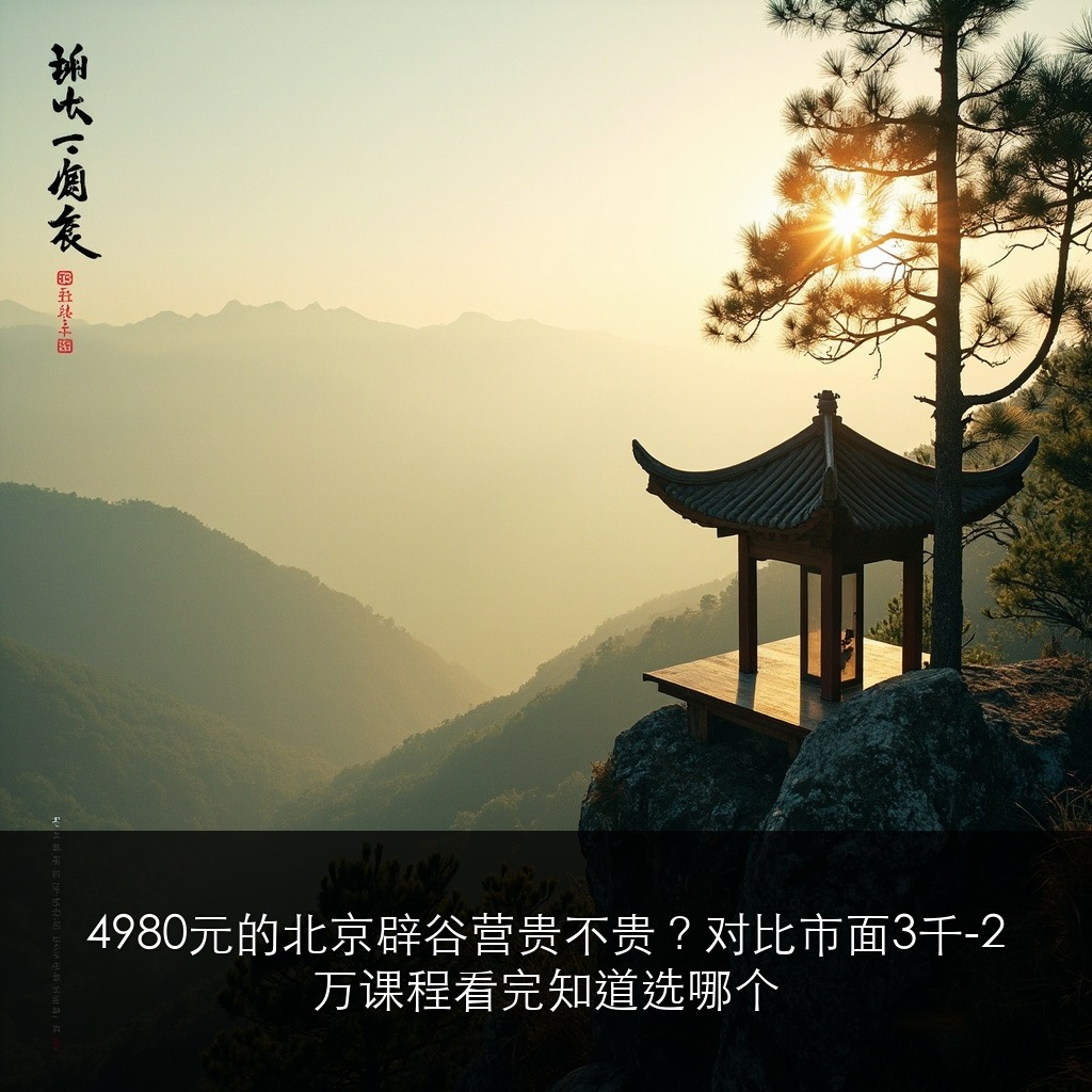 4980元的北京辟谷营贵不贵?对比市面3千-2万课程看完知道选哪个