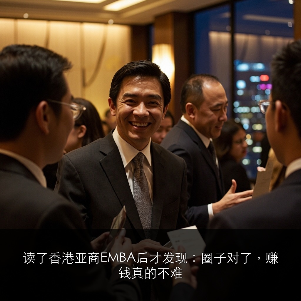 读了香港亚商EMBA后才发现:圈子对了,赚钱真的不难