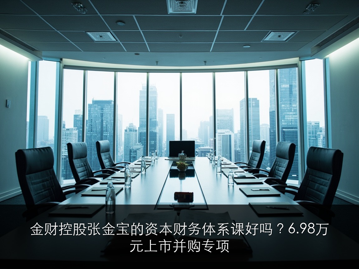 金财控股张金宝的资本财务体系课好吗?6.98万元上市并购专项