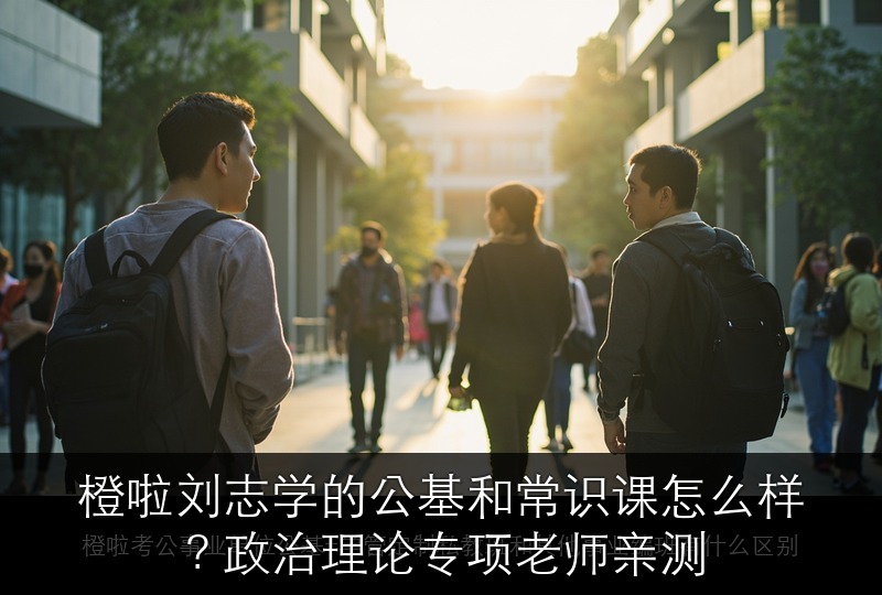 橙啦刘志学的公基和常识课怎么样？政治理论专项老师亲测