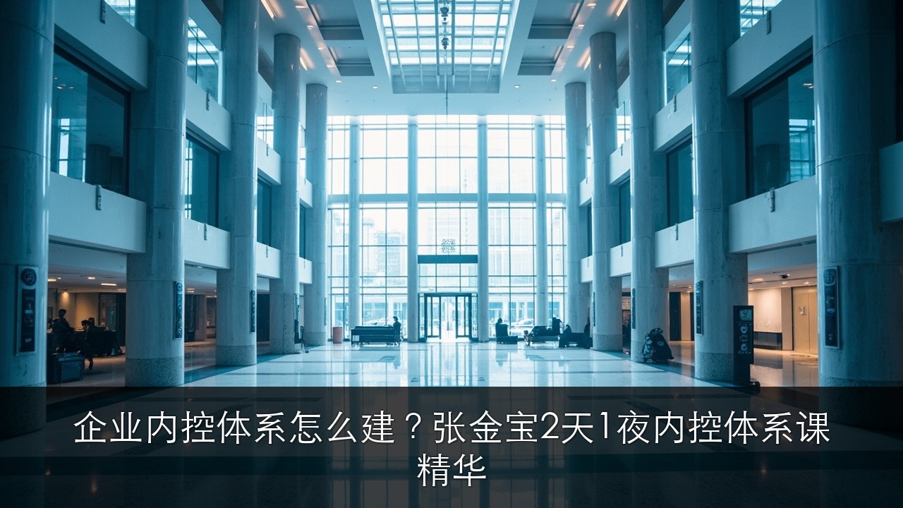 企业内控体系怎么建?张金宝2天1夜内控体系课精华