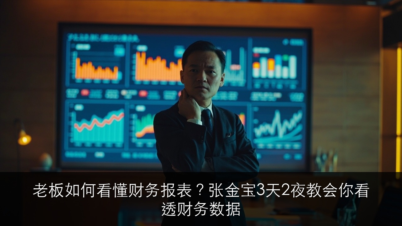 老板如何看懂财务报表?张金宝3天2夜教会你看透财务数据