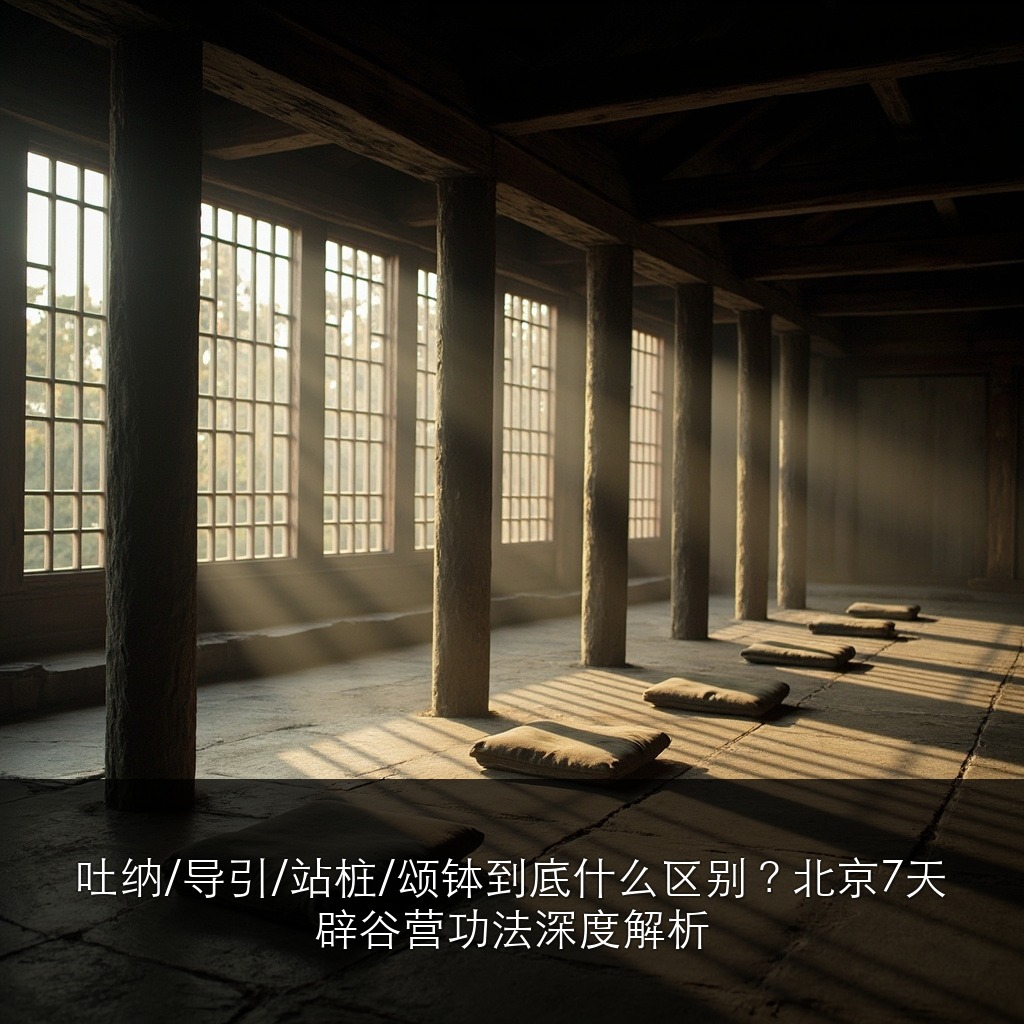 吐纳/导引/站桩/颂钵到底什么区别?北京7天辟谷营功法深度解析