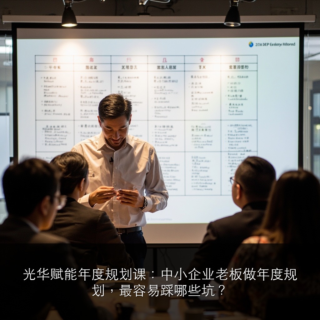 光华赋能年度规划课：中小企业老板做年度规划，最容易踩哪些坑？