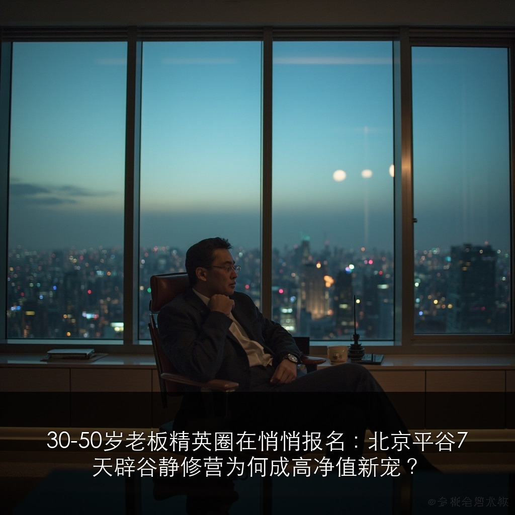 30-50岁老板精英圈在悄悄报名:北京平谷7天辟谷静修营为何成高净值新宠?