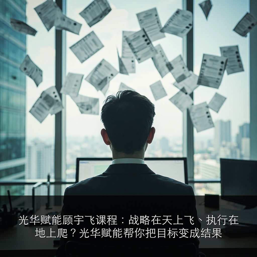 光华赋能顾宇飞课程：战略在天上飞、执行在地上爬？光华赋能帮你把目标变成结果