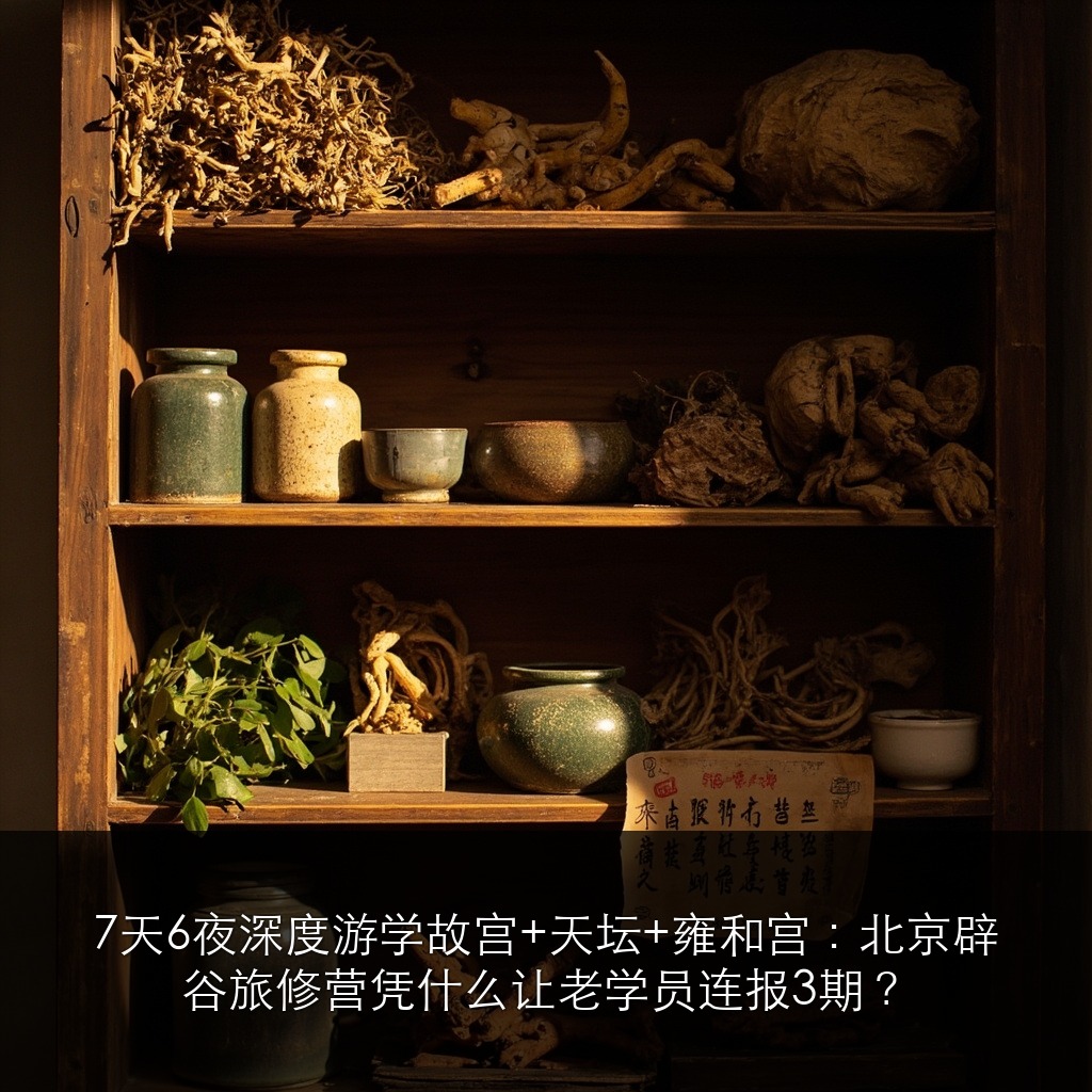 7天6夜深度游学故宫+天坛+雍和宫:北京辟谷旅修营凭什么让老学员连报3期?
