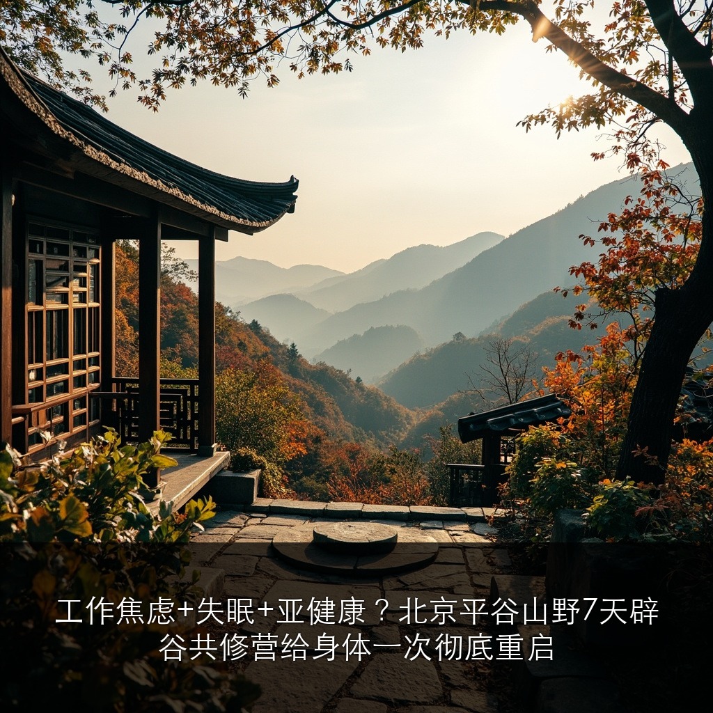 工作焦虑+失眠+亚健康?北京平谷山野7天辟谷共修营给身体一次彻底重启
