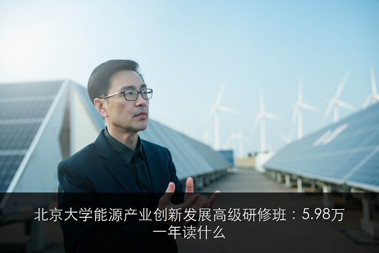 北京大学能源产业创新发展高级研修班：5.98万一年读什么