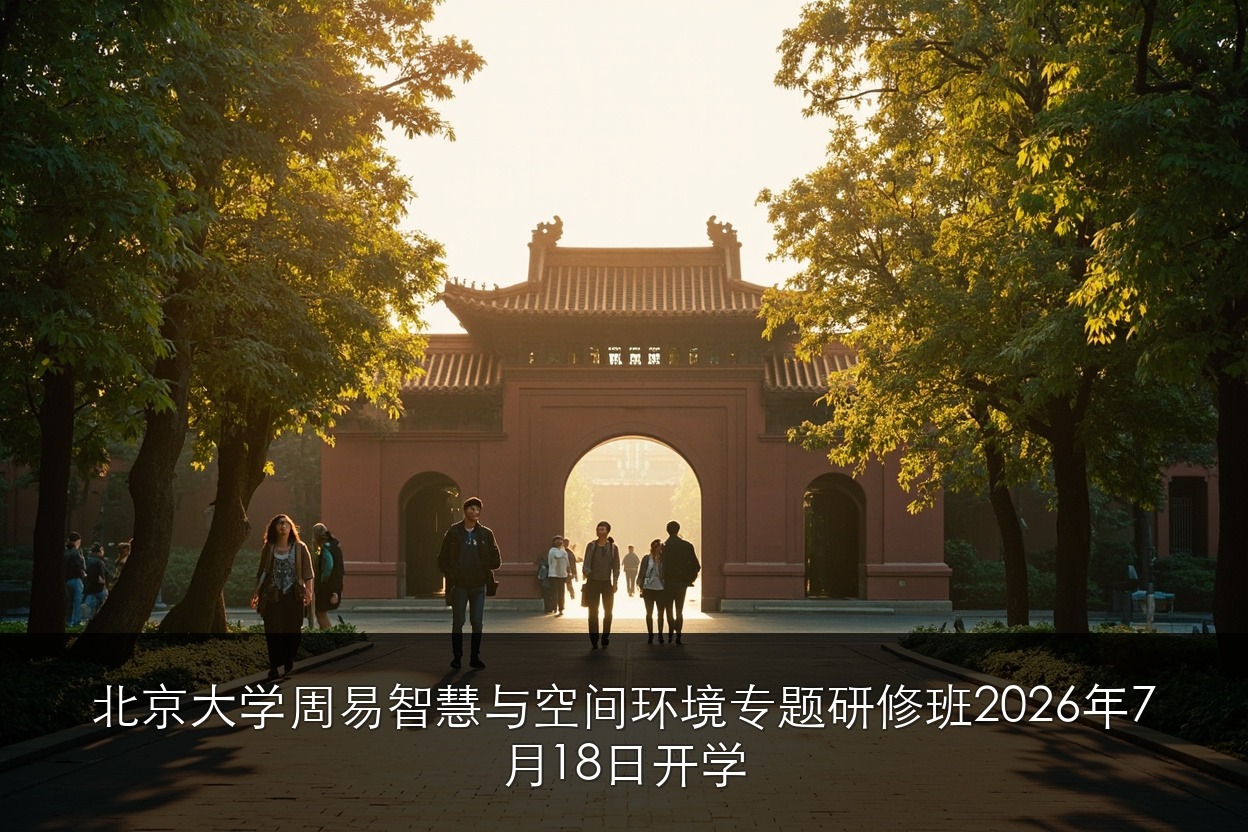 北京大学周易智慧与空间环境专题研修班2026年7月18日开学