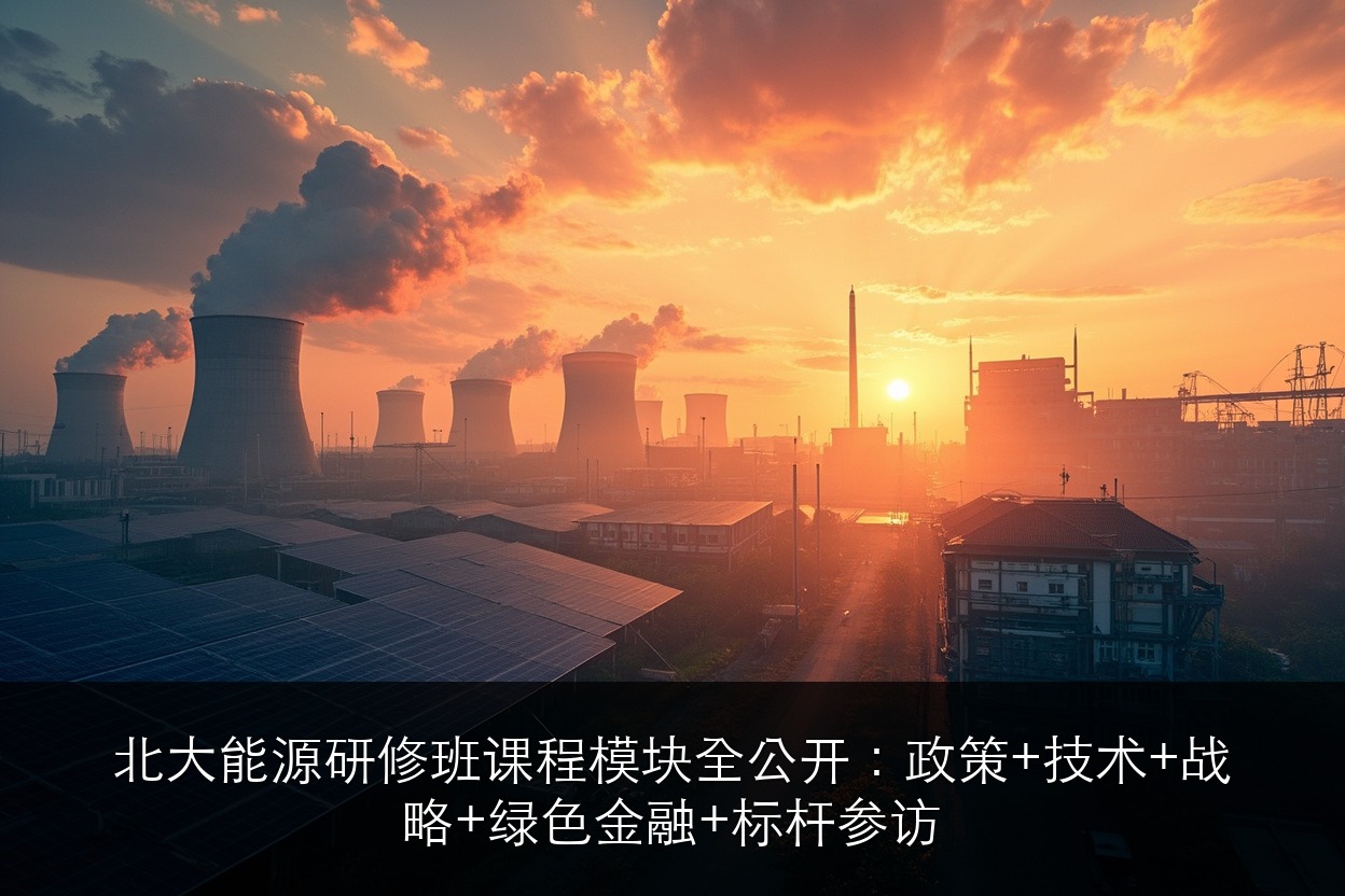 北大能源研修班课程模块全公开：政策+技术+战略+绿色金融+标杆参访