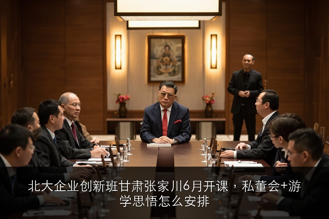 北大企业创新班甘肃张家川6月开课,私董会+游学思悟怎么安排