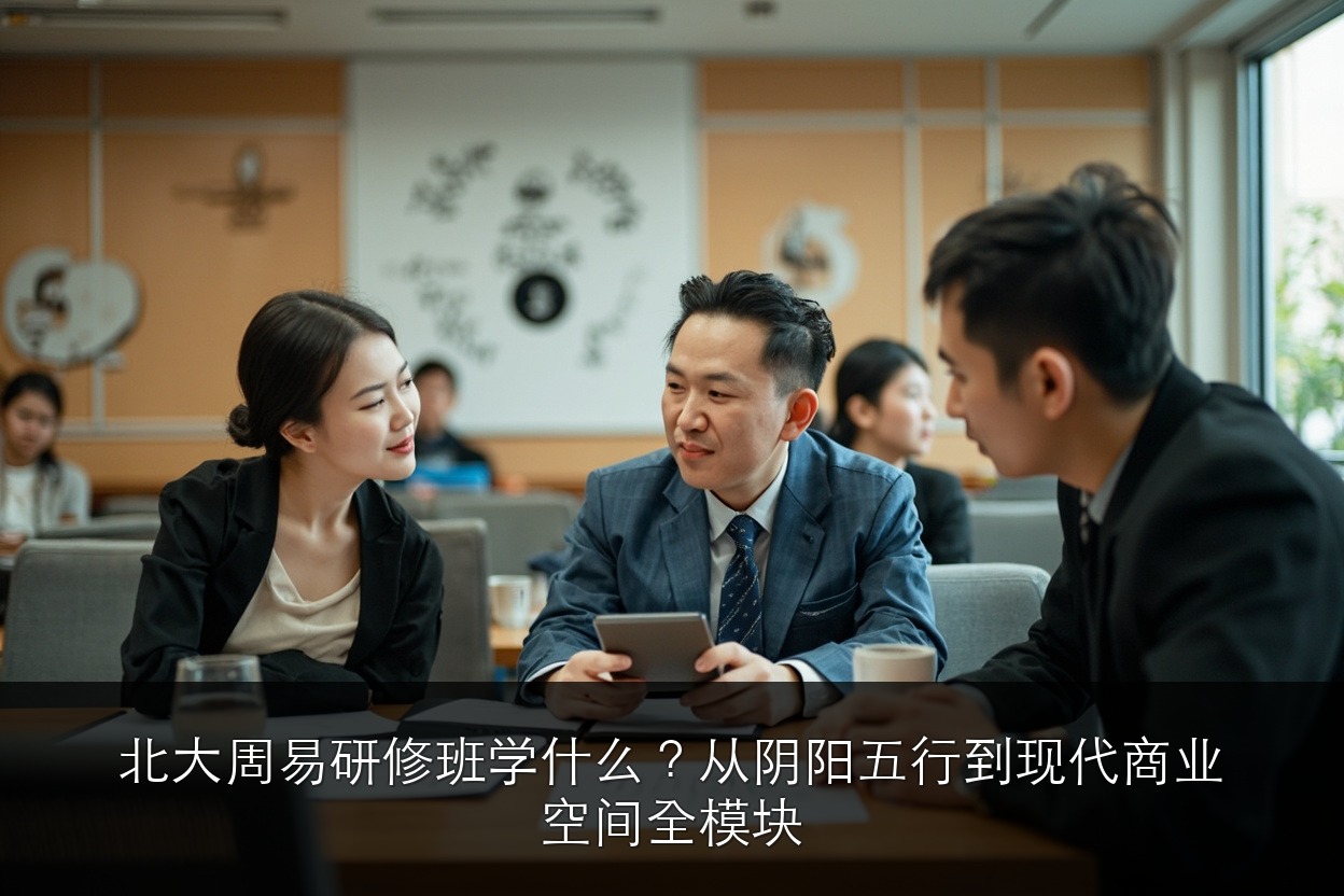 北大周易研修班学什么？从阴阳五行到现代商业空间全模块