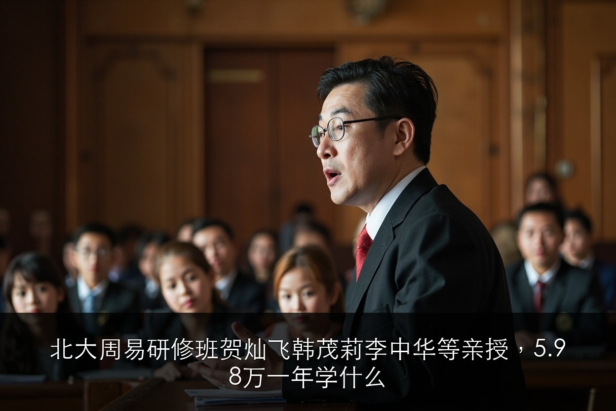 北大周易研修班贺灿飞韩茂莉李中华等亲授,5.98万一年学什么
