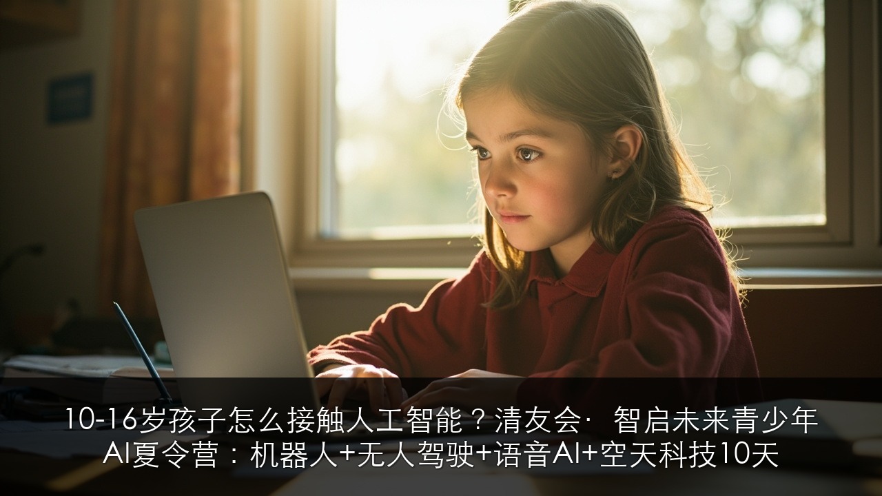 10-16岁孩子怎么接触人工智能？清友会·智启未来青少年AI夏令营：机器人+无人驾驶+语音AI+空天科技10天