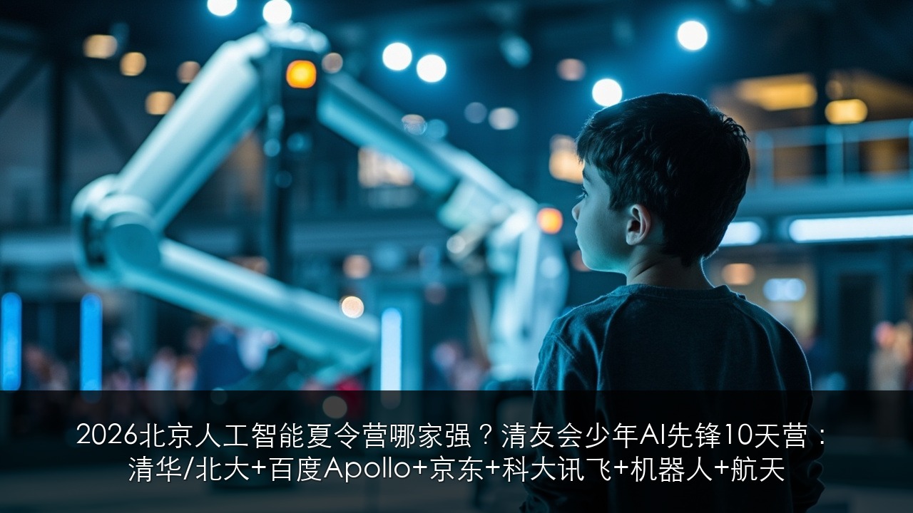2026北京人工智能夏令营哪家强？清友会少年AI先锋10天营：清华/北大+百度Apollo+京东+科大讯飞+机器人+航天