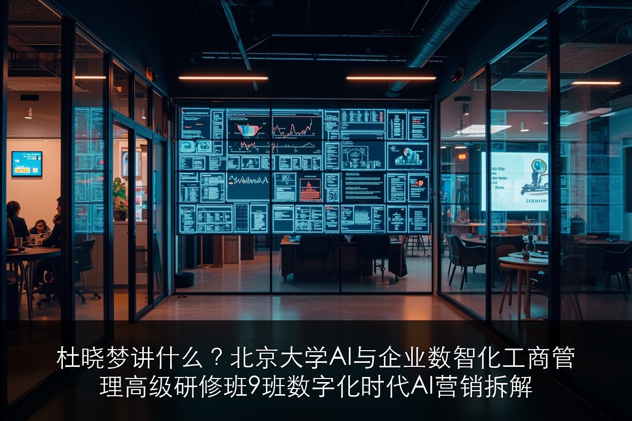 杜晓梦讲什么?北京大学AI与企业数智化工商管理高级研修班9班数字化时代AI营销拆解