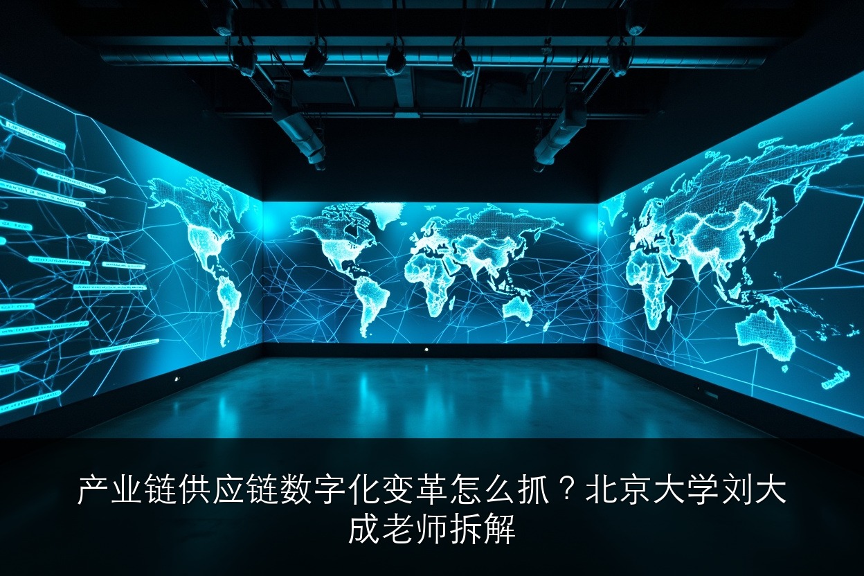 产业链供应链数字化变革怎么抓?北京大学AI与企业数智化工商管理班刘大成老师拆解