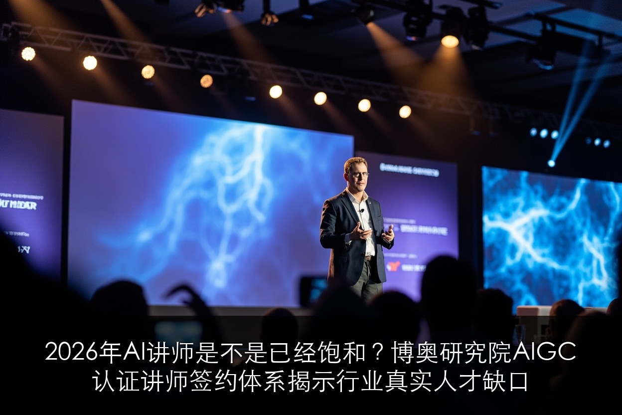 2026年AI讲师是不是已经饱和？博奥研究院AIGC认证讲师签约体系揭示行业真实人才缺口
