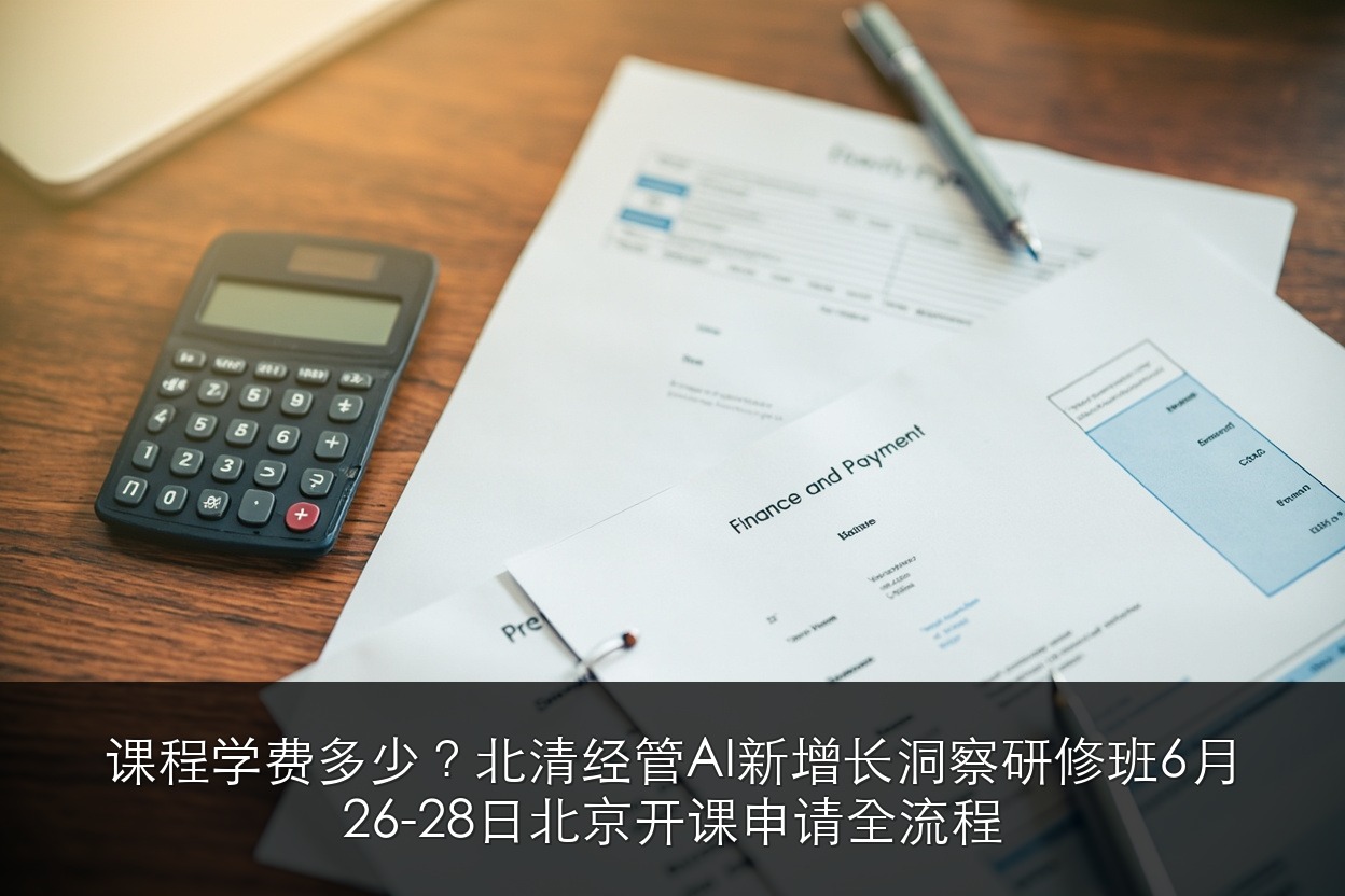 课程学费多少?北清经管AI新增长洞察研修班6月26-28日北京开课申请全流程