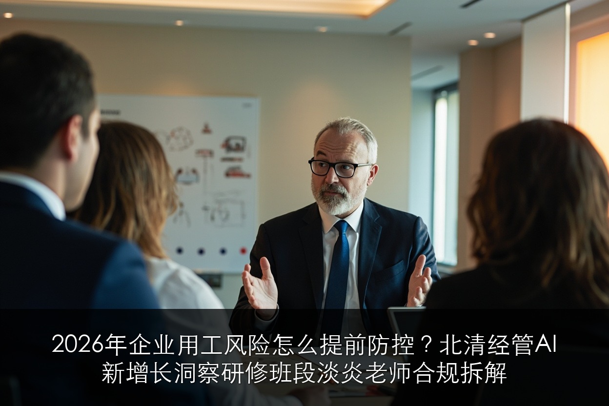 2026年企业用工风险怎么提前防控?北清经管AI新增长洞察研修班段淡炎老师合规拆解