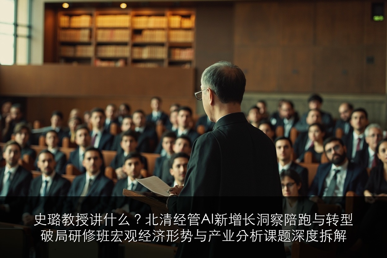 史璐教授讲什么?北清经管AI新增长洞察陪跑与转型破局研修班宏观经济形势与产业分析课题深度拆解