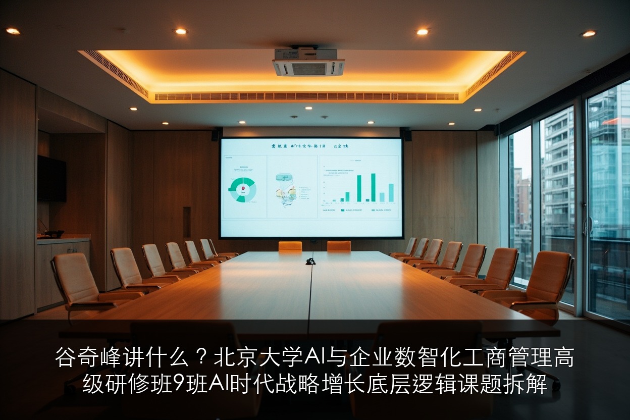 谷奇峰讲什么?北京大学AI与企业数智化工商管理高级研修班9班AI时代战略增长底层逻辑课题拆解