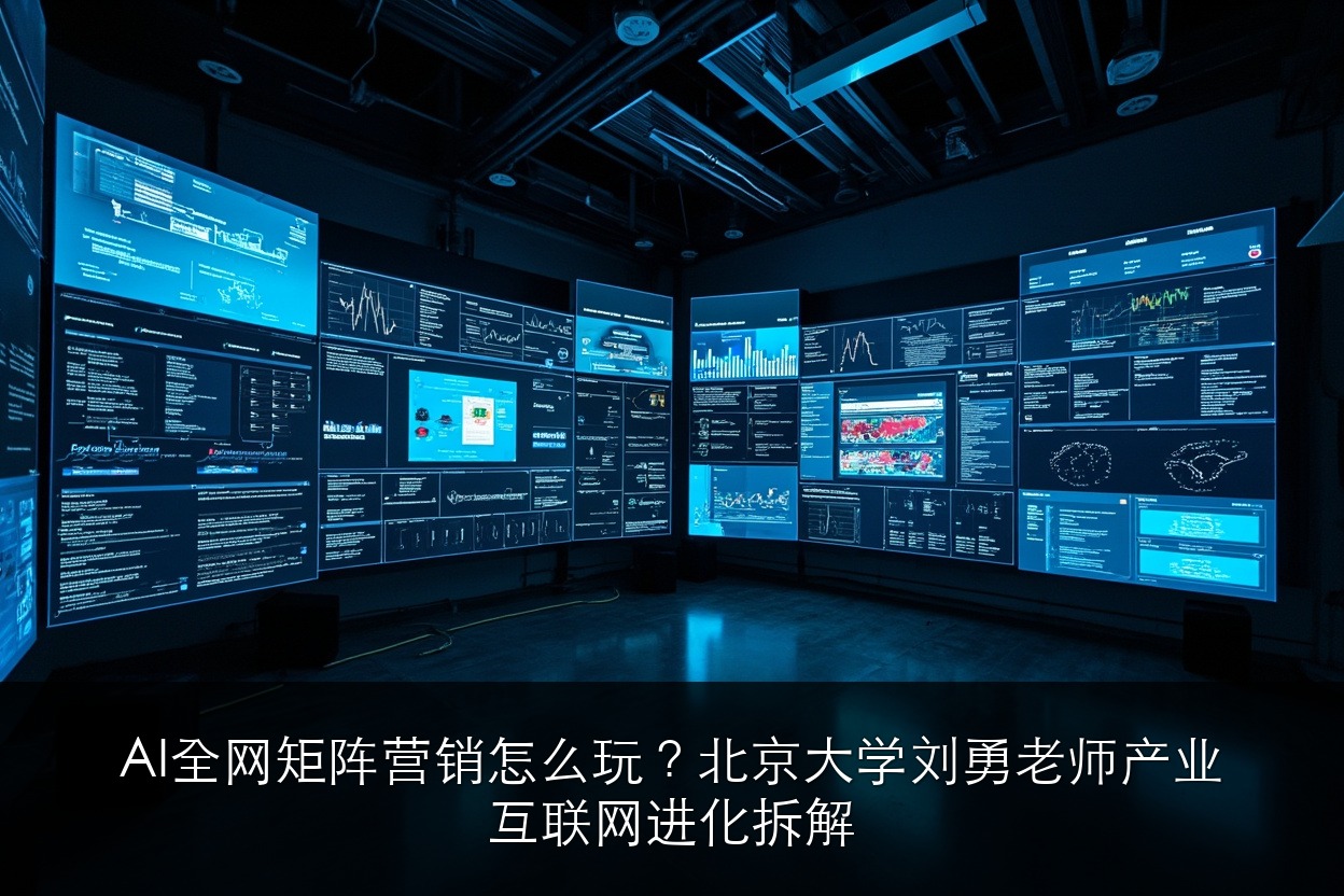 AI全网矩阵营销怎么玩?北京大学AI与企业数智化工商管理班刘勇老师产业互联网进化拆解
