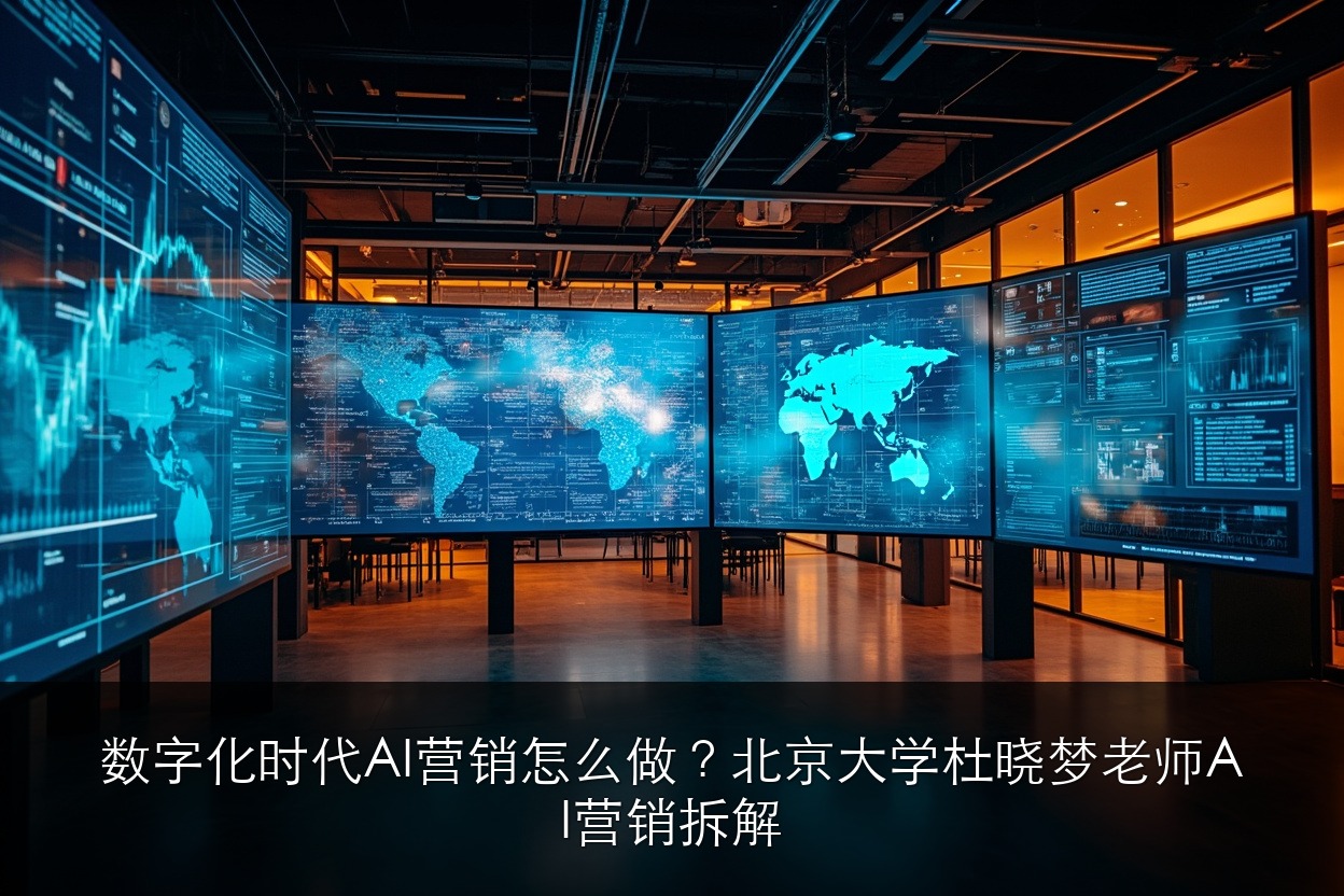 数字化时代AI营销怎么做?北京大学杜晓梦老师AI营销拆解