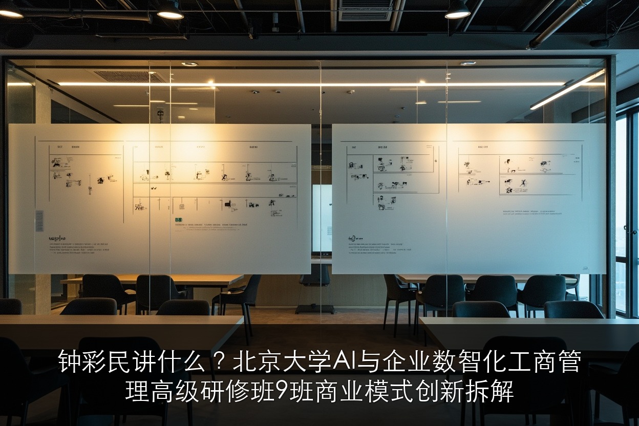 钟彩民讲什么?北京大学AI与企业数智化工商管理高级研修班9班商业模式创新拆解