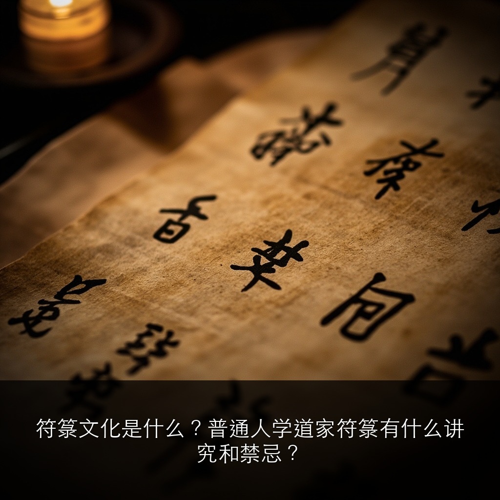符箓文化是什么？普通人学道家符箓有什么讲究和禁忌？