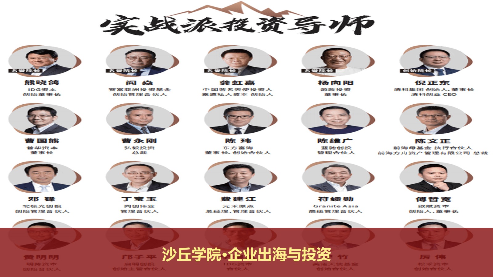 2026企业出海与海外投资怎么做?沙丘投研院黄埔班的“出海模块”讲什么?
