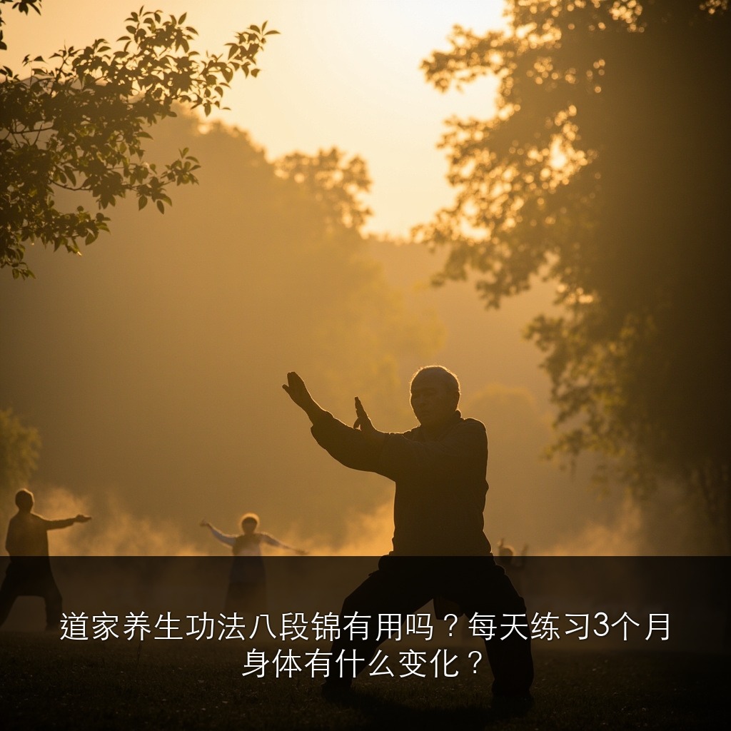 道家养生功法八段锦有用吗？每天练习3个月身体有什么变化？
